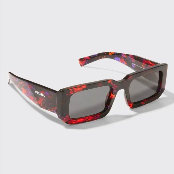 New  - Prada PR 06YSF 06V5S0 Rectangle Sunglasses - Picture 3 of 14